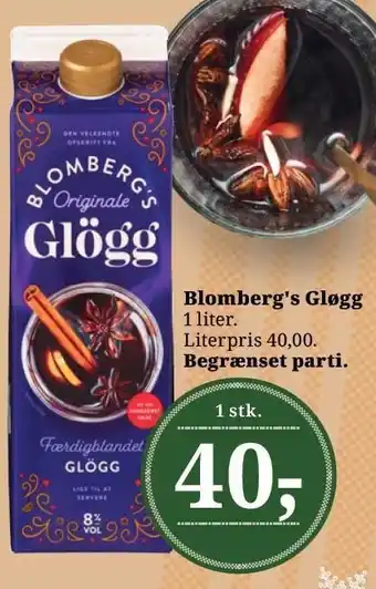 Dagli'Brugsen Blomberg's gløgg tilbud