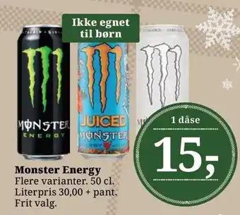 Dagli'Brugsen Monster energy tilbud