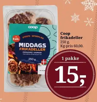 Dagli'Brugsen Coop frikadeller tilbud