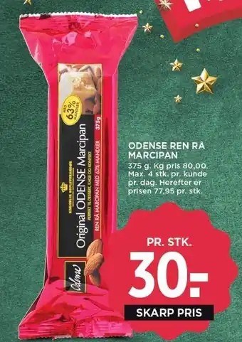 MENY Odense ren rå marcipan tilbud