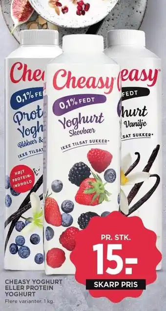 MENY Cheasy yoghurt eller protein yoghurt tilbud
