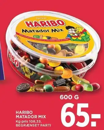 MENY Haribo matador mix tilbud