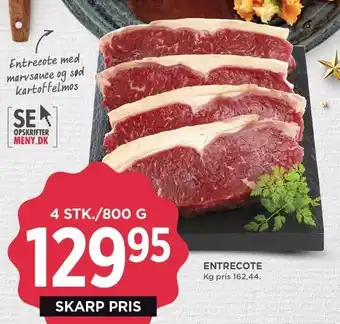 MENY Entrecote tilbud