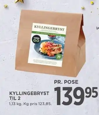 MENY Kyllingebryst til 2 tilbud