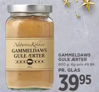 Gammeldaws gule ærter