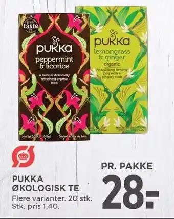 MENY Pukka økologisk te tilbud