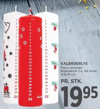 MENY Kalenderlys tilbud