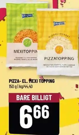 Løvbjerg Pizza- el. mexi topping tilbud