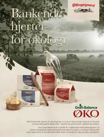 MENY Bankende hjerter for økologi tilbud