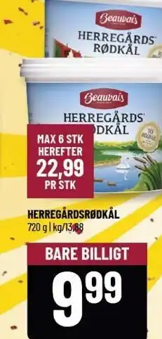 Løvbjerg Herregårdsrødkål tilbud