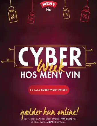 MENY Cyber week hos meny vin tilbud