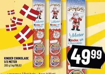 Løvbjerg Kinder chokolade 1/2 meter tilbud
