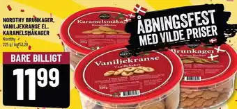 Løvbjerg Northy brunkager, vaniljekranse el. karamelsmåkager tilbud