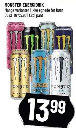 Løvbjerg Monster energidrik tilbud