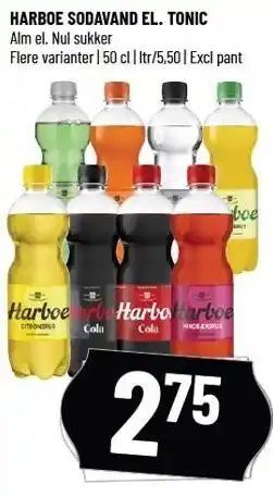 Løvbjerg Harboe sodavand el. tonic tilbud