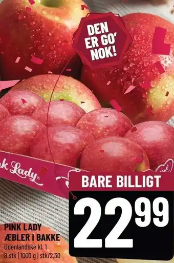 Løvbjerg Pink lady æbler i bakke tilbud