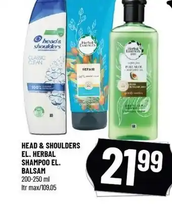 Løvbjerg Head & shoulders el. herbal shampoo el. balsam tilbud