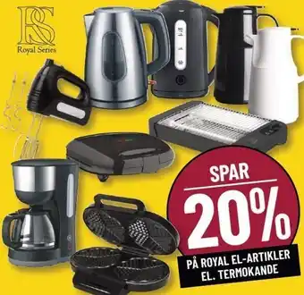 Løvbjerg Spar 20% på royal el-artikler el. termokande tilbud