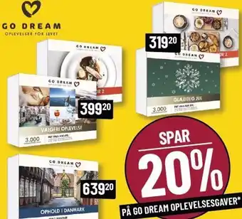 Løvbjerg Spar 20% på go dream oplevelsesgaver tilbud