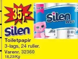 Harald Nyborg Silen toiletpapir tilbud