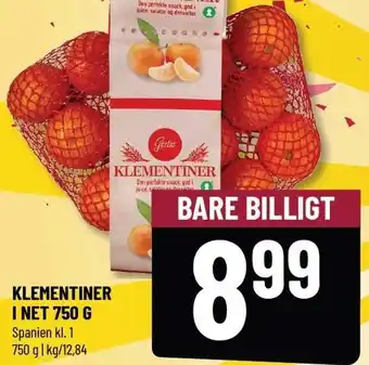Klementiner i net 750 g