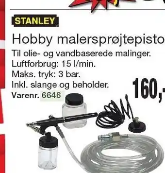 Harald Nyborg Stanley hobby malersprøjtepistol tilbud