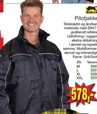 Harald Nyborg Bulloch pilotjakke tilbud