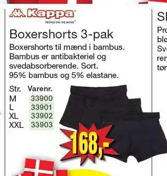 Harald Nyborg Kappa boxershorts 3-pak tilbud