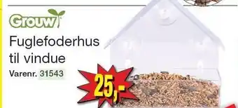 Fuglefoderhus til vindue