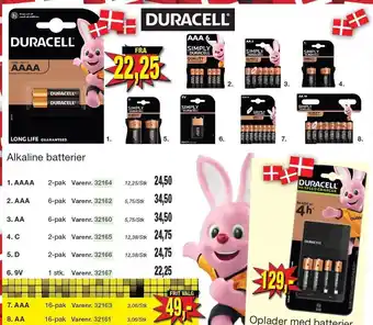 Harald Nyborg Duracell alkaline batterier tilbud