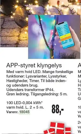 Harald Nyborg App-styret klyngelys tilbud