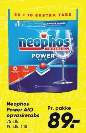 Bilka Neophos power aio opvasketabs tilbud