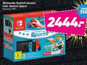 Bilka Nintendo switch konsol inkl. switch sport tilbud