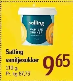 Føtex Salling vaniljesukker tilbud