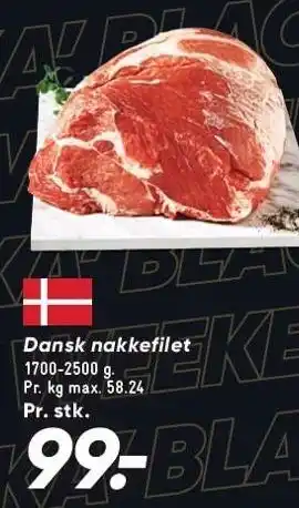 Bilka Dansk nakkefilet tilbud