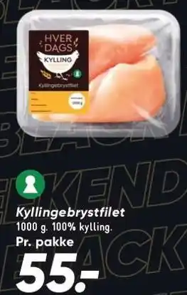Bilka Kyllingebrystfilet tilbud