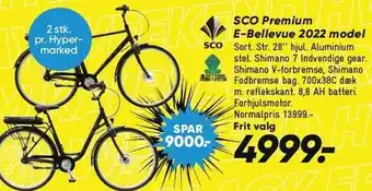 Bilka Sco premium e-bellevue 2022 model tilbud