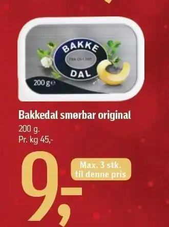 Føtex Bakkedal smørbar original tilbud