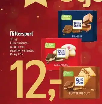 Føtex Rittersport tilbud