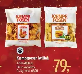 Føtex Kæmpeposen kylling tilbud