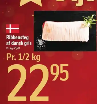 Føtex Ribbensteg af dansk gris tilbud