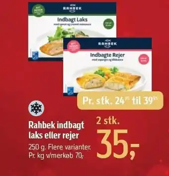 Føtex Rahbek indbagt laks eller rejer tilbud