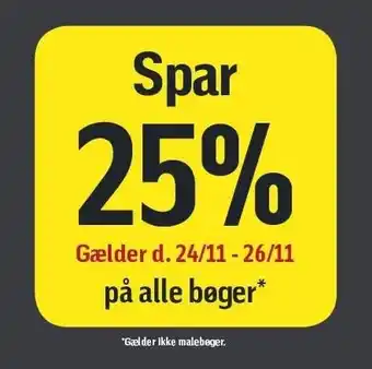 Føtex Spar 25% på alle bøger tilbud
