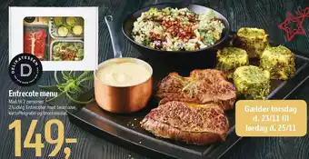 Føtex Entrecote menu tilbud