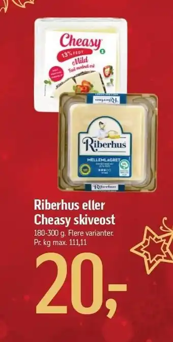 Føtex Riberhus eller cheasy skiveost tilbud