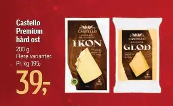 Føtex Castello premium hård ost tilbud