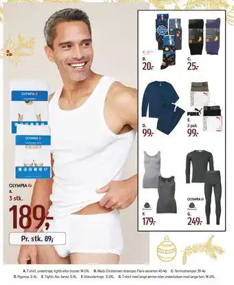 Føtex T-shirt, undertrøje, tights, trusser, mads christensen strømper, termostrømper, pyjamas, uldundertrøje, t-shirt med lange ærm tilbud