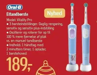 Føtex Oral-b eltandbørste tilbud