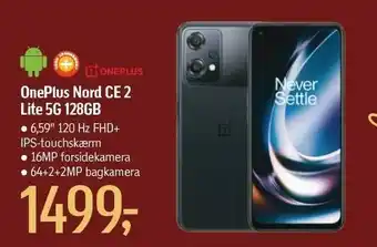 Føtex Oneplus nord ce 2 lite 5g 128gb tilbud