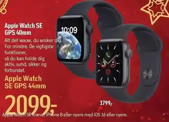 Apple watch se gps 40mm eller 44 mm